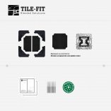 [TILE-FIT 009] 2-Gang Rocker Switch - 2