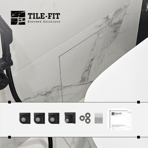 [TILE-FIT 013b] Magnetic Push-Open Kit (3x1) - 1