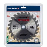 [51-1-18524] SPECIALIST+ TCT blade, 185x24Tx30-20-16 mm