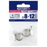 [81-7012] SPECIALIST+ hose clamp, 8-12 mm, 2 pcs